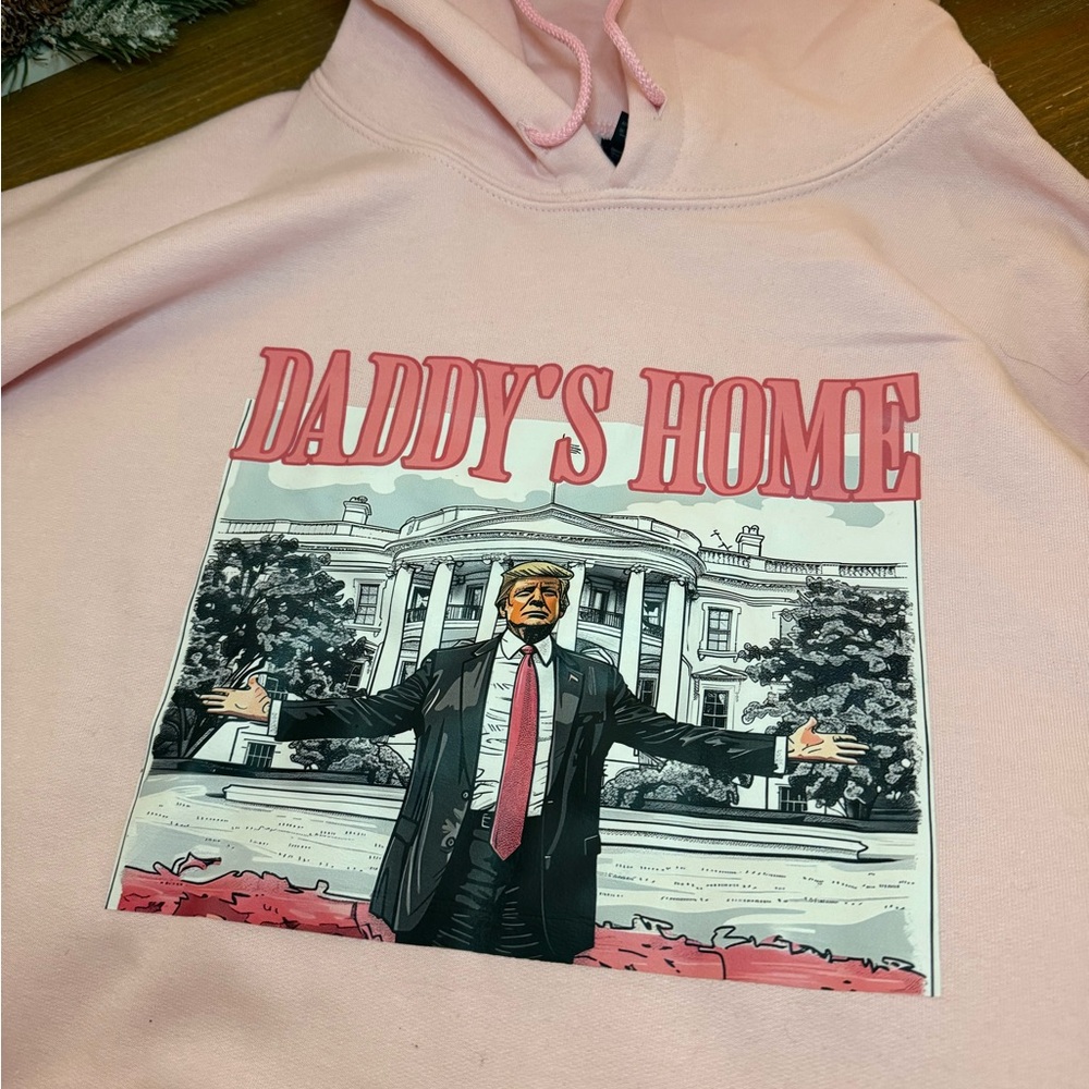 Pink Graphic Hoodie - Daddy's Home